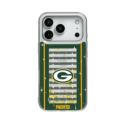 Green Bay Packers Field Glitter Phone Case for Apple iPhone