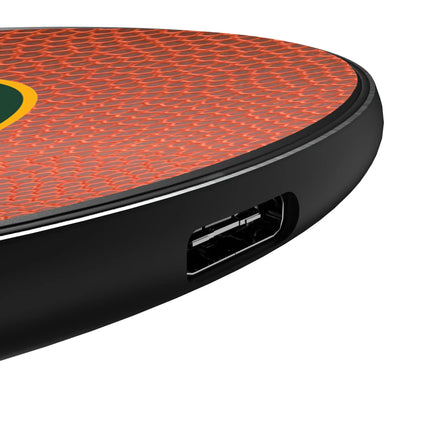 Green Bay Packers 15-Watt Wireless Charger Football