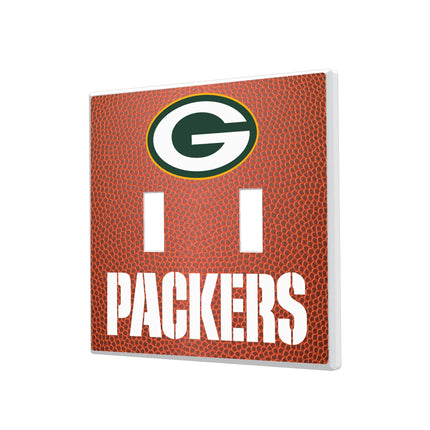 Green Bay Packers Hidden-Screw Light Switch Plate Football