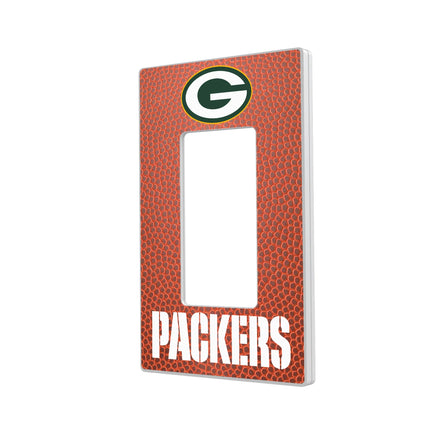 Green Bay Packers Hidden-Screw Light Switch Plate Football