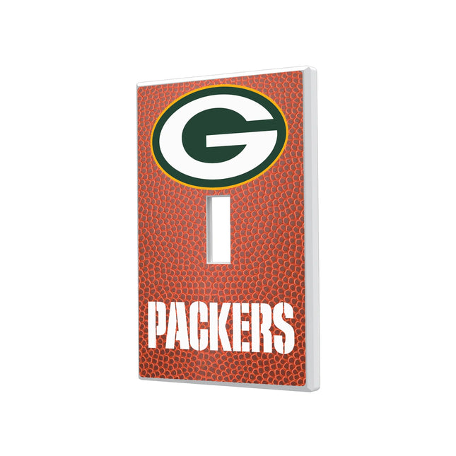 Green Bay Packers Hidden-Screw Light Switch Plate Football