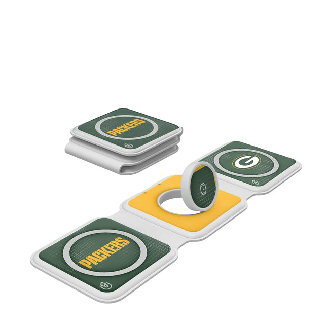 Green Bay Packers Foldable 3 in 1 Charger Hatch
