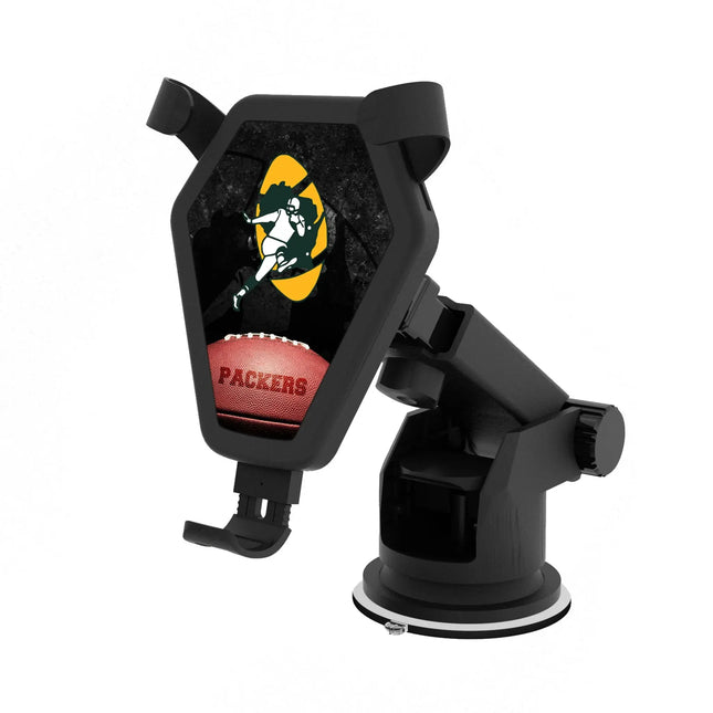 Green Bay Packers Wireless Car Charger Historic Legendary