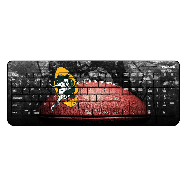 Green Bay Packers Wireless USB Keyboard Historic Legendary