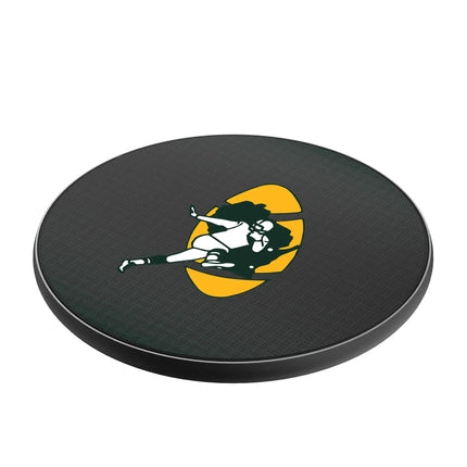 Green Bay Packers 15-Watt Wireless Charger Historic Linen