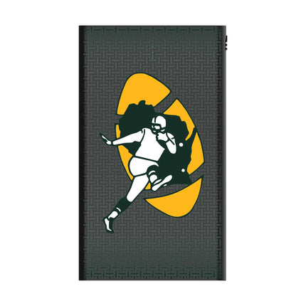 Green Bay Packers 5000mAh Flat Powerbank Historic Linen