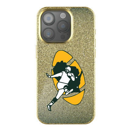 Green Bay Packers Bling Phone Case Historic Linen for iPhone