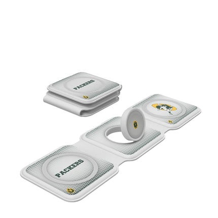 Green Bay Packers Foldable 3 in 1 Charger Historic Linen