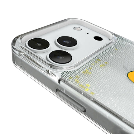 Green Bay Packers Historic Collection Linen Glitter Phone Case for Apple iPhone