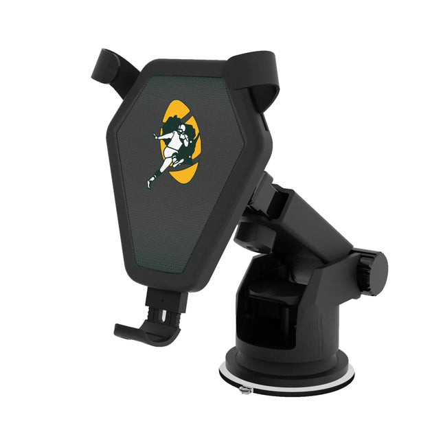 Green Bay Packers Wireless Car Charger Historic Linen