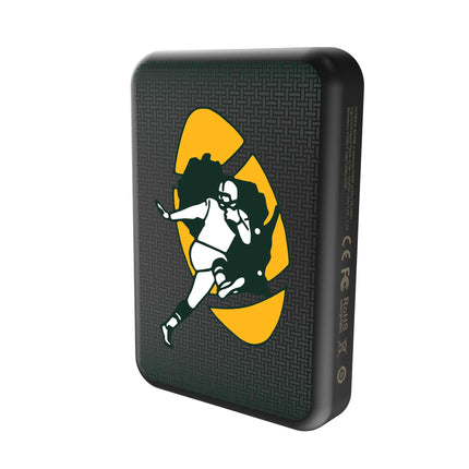 Green Bay Packers Wireless Mag Power Bank Historic Linen