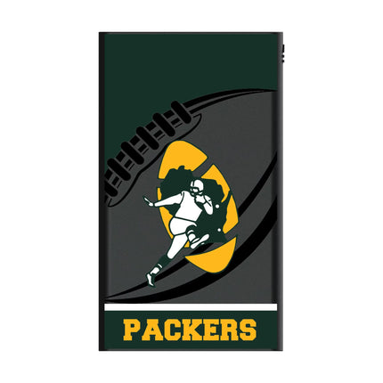 Green Bay Packers 5000mAh Flat Powerbank Historic Passtime