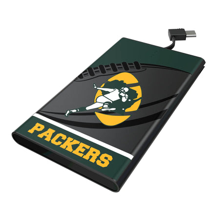 Green Bay Packers 5000mAh Flat Powerbank Historic Passtime
