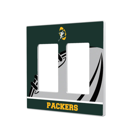 Packers Hidden-Screw Light Switch Plate Historic Passtime