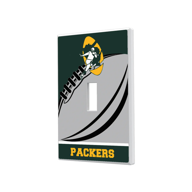 Packers Hidden-Screw Light Switch Plate Historic Passtime