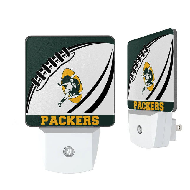 Green Bay Packers Night Light 2-Pack Historic Passtime