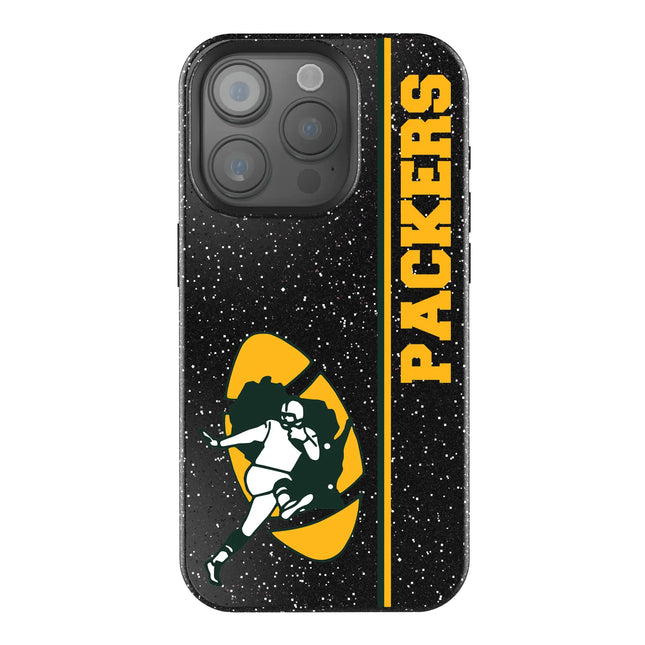 Packers Black Bling Phone Case Historic Sidebar for iPhone