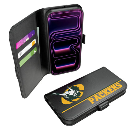 Green Bay Packers Historic Collection Sidebar Folio 2.0 Case for Apple iPhone