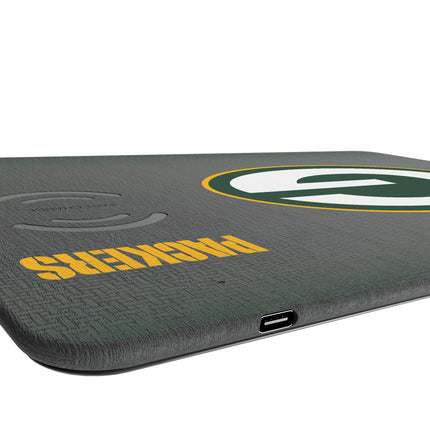 Green Bay Packers 15-Watt Wireless Charger & Mouse Pad Linen