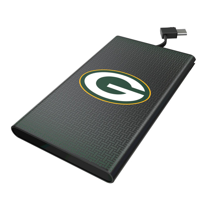 Green Bay Packers 5000mAh Flat Powerbank Linen