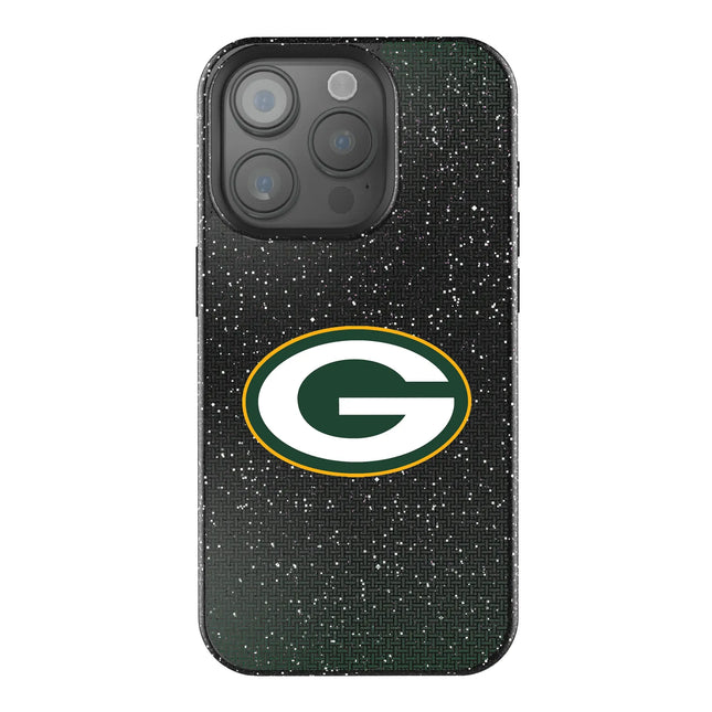 Green Bay Packers Black Bling Phone Case Linen for iPhone
