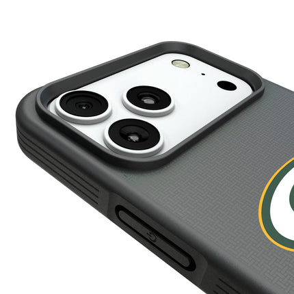 Green Bay Packers Linen Bump Phone Case for Apple iPhone