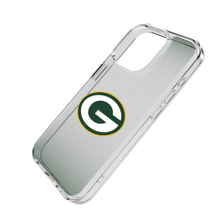 Green Bay Packers Clear Phone Case Linen for iPhone