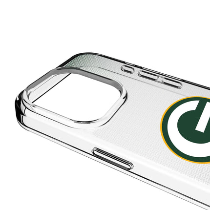 Green Bay Packers Clear Phone Case Linen for iPhone