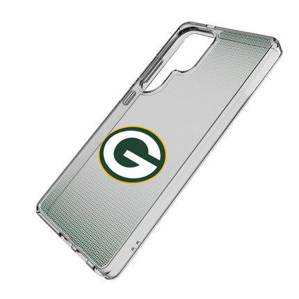 Green Bay Packers Clear Phone Case Linen for Samsung Galaxy