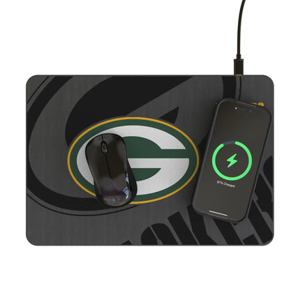 Green Bay Packers 15W Wireless Charger & Mouse Pad Monocolor