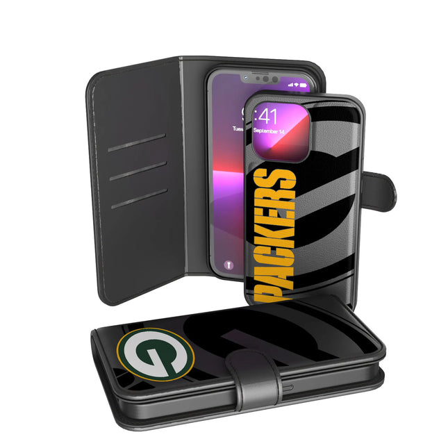 Green Bay Packers Wallet Phone Case Monocolor for iPhone