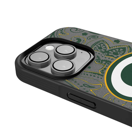 Green Bay Packers Bump Phone Case Paisley for iPhone