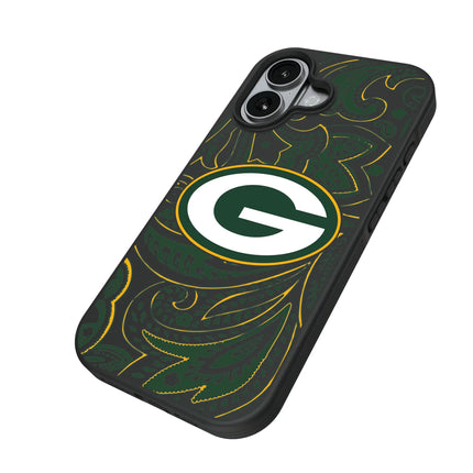 Green Bay Packers Bump Phone Case Paisley for iPhone