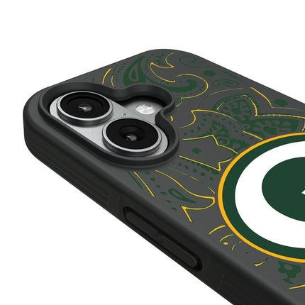 Green Bay Packers Bump Phone Case Paisley for iPhone