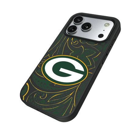 Green Bay Packers Bump Phone Case Paisley for iPhone