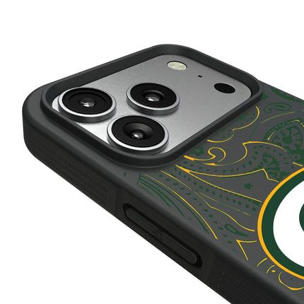 Green Bay Packers Bump Phone Case Paisley for iPhone