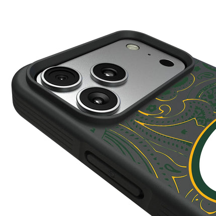 Green Bay Packers Bump Phone Case Paisley for iPhone