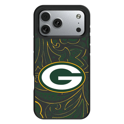 Green Bay Packers Bump Phone Case Paisley for iPhone