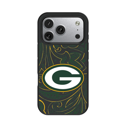 Green Bay Packers Bump Phone Case Paisley for iPhone