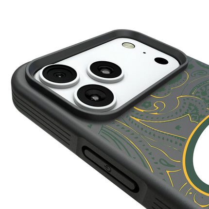 Green Bay Packers Paisley Bump Phone Case for Apple iPhone