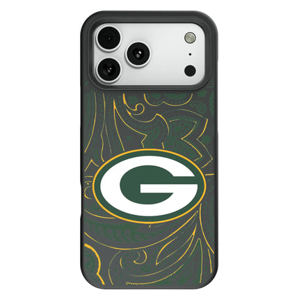 Green Bay Packers Paisley Bump Phone Case for Apple iPhone