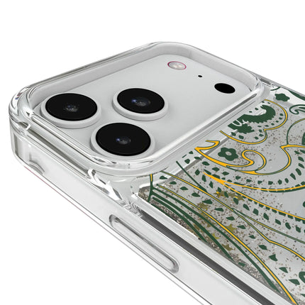 Green Bay Packers Paisley Glitter Phone Case for Apple iPhone