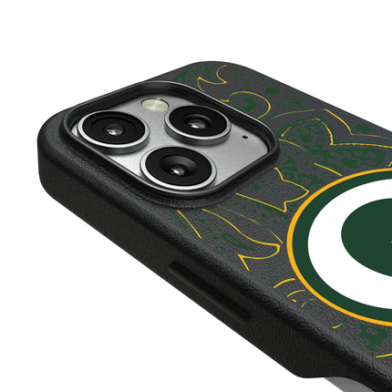 Green Bay Packers MagSafe Phone Case Paisley for iPhone