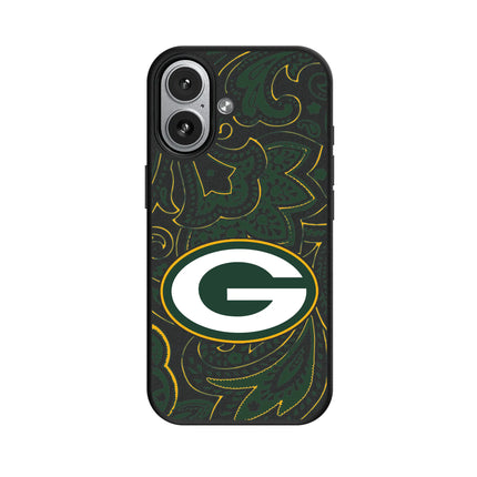 Green Bay Packers Paisley MagSafe Compatible Phone Case for Apple iPhone