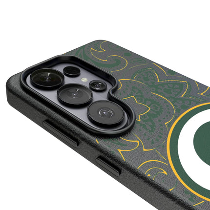 Green Bay Packers MagSafe Phone Case Paisley for Galaxy