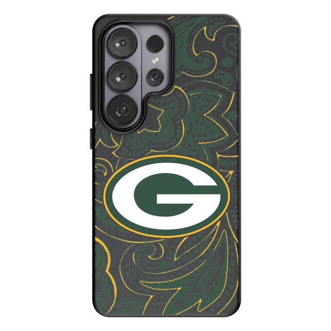 Green Bay Packers MagSafe Phone Case Paisley for Galaxy