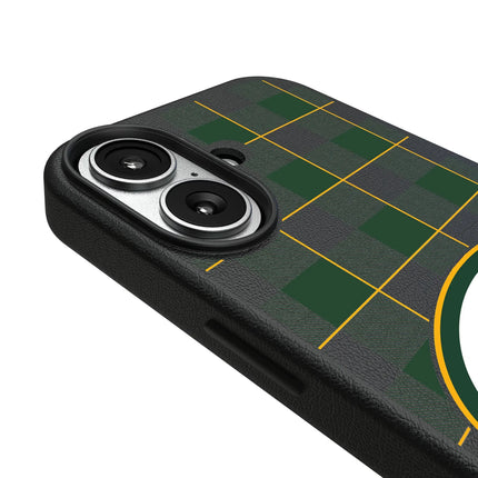 Green Bay Packers MagSafe Phone Case Plaid for iPhone