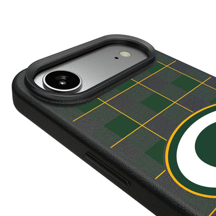 Green Bay Packers Plaid MagSafe Compatible Phone Case for Apple iPhone