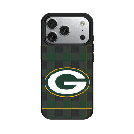 Green Bay Packers Plaid MagSafe Compatible Phone Case for Apple iPhone