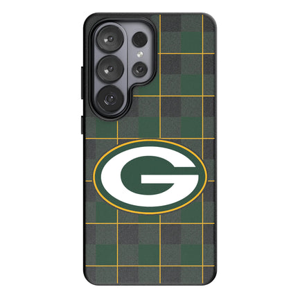 Green Bay Packers MagSafe Phone Case Plaid for Galaxy